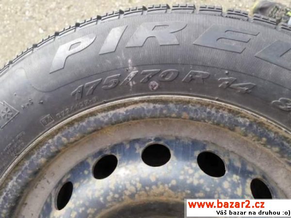 Fiat Dobló 4x pneu+disk 175/70, 4x pneu+disk