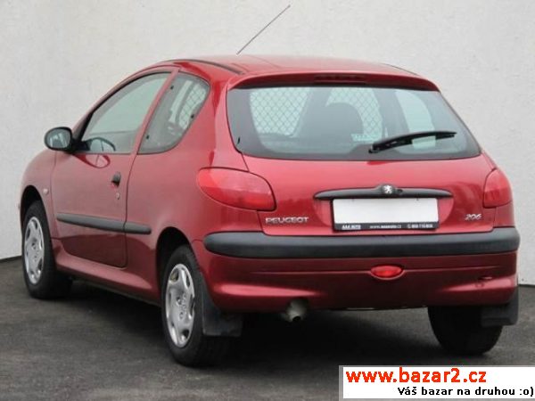 Peugeot 206, 1.1i Pickup, 85tis km.