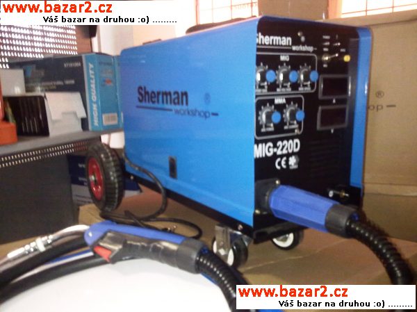 Co2 svářecí poloautomat MIG 220D MMA Sherman