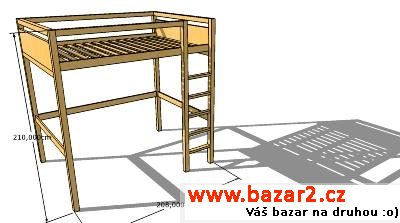 Postel Ikea Tovik 140cm + matrace 