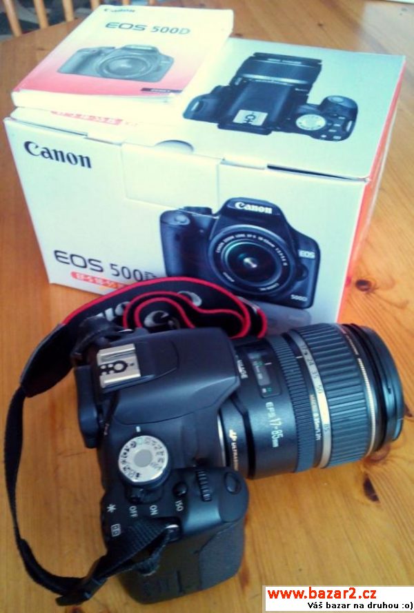 Fotoaparát Canon EOS 500D + 18-85mm