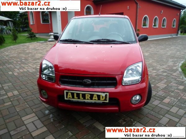 SUBARU JUSTY 4x4 GS 3,klima.malá čtyřkolka.