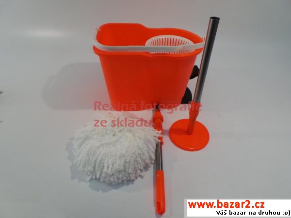 Profi rotační mop se 2 kusy hlavic