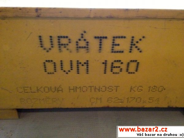 Stavební okenní vrátek OVM 160 