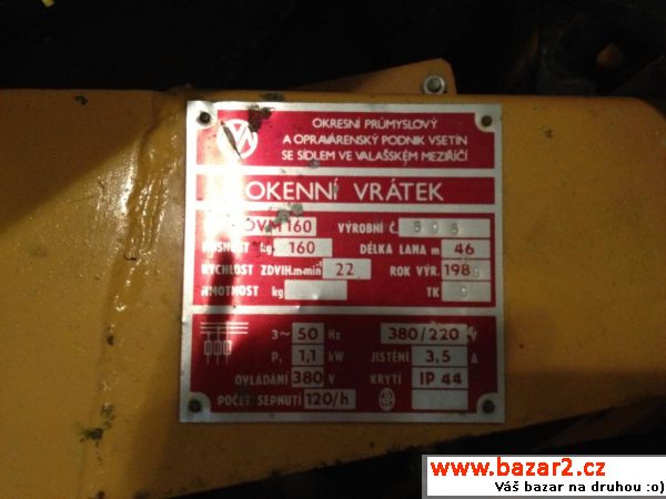 Stavební okenní vrátek OVM 160 