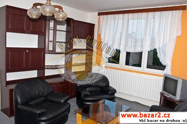 2+kk, 46m2 , B, zařízený byt, ul. Zárubova, P-4,