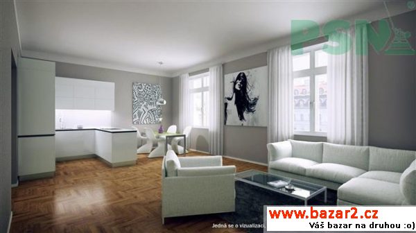 Prodej nového podkrovního bytu 3+kk, OV, 101,9 m2,