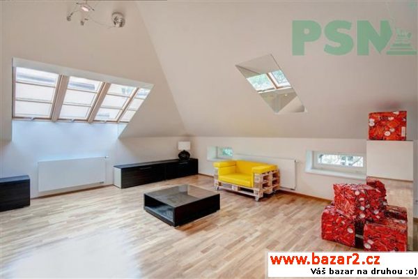 Zařízený půdní byt 4+kk/galerie, 129,3 m2, ul.
