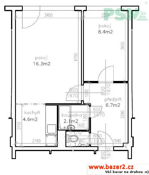 Prodej bytu 2+kk, 40,10m2, ul. V Malém háji,
