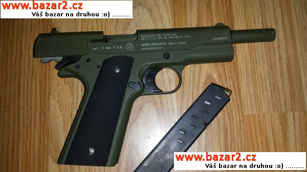 Plynová pistole Colt 1911 na zakázku