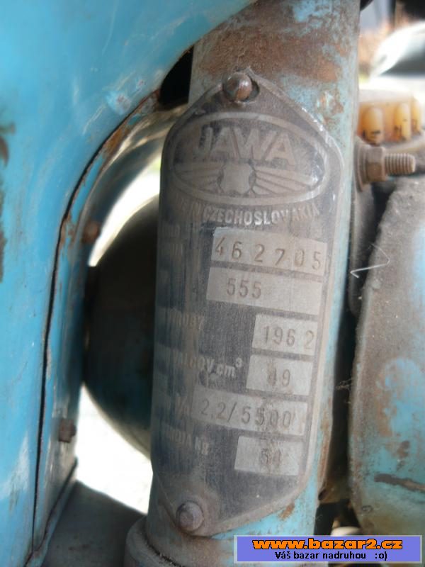 Motocykl JAWA ČZ-175 + JAWA 50/555