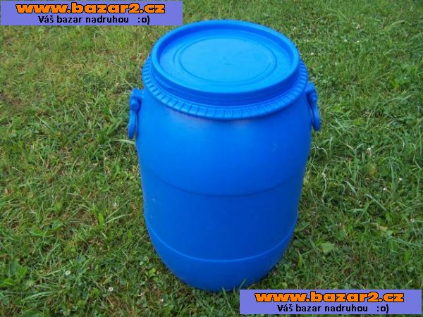 Plastové sudy 45L na sponu nové