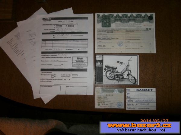Prodám MOPED Ramzey Yankee