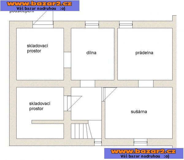 Prodám rekreační objekt Ústí nad Labem - Brná s pozemkem 800m2