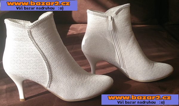 Dámské svatební boty STELLA - bílé (vel. 37)